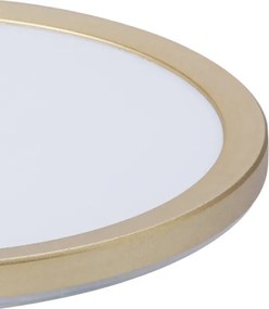 Brilagi - Lampada da bagno ULTRA SLIM a LED 12W/230V Ø 22,5 cm dorata IP54