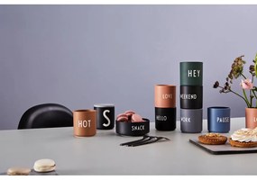 Tazza in porcellana nera 300 ml Weekend - Design Letters