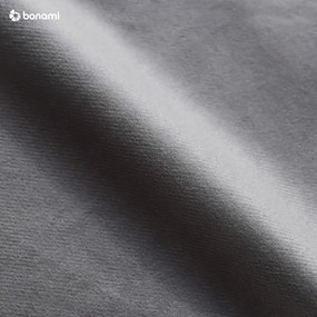 Letto singolo imbottito grigio con contenitore con materasso incluso 90x200 cm Avela – Bonami Selection