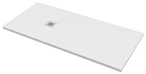 Piatto Doccia 80x150 Effetto Pietra Ercos "Stone" Bianco Opaco
