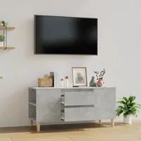 Mobile per TV Grigio Cemento 102x44,5x50 cm Legno Multistrato cod mxl 26866