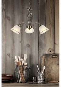 Globo 60208-3 - Lampadario a sospensione con catena ODIN 3xE27/60W/230V