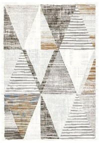 Tappeto Harrison 8 geometrico beige, L 190 x L 133 cm