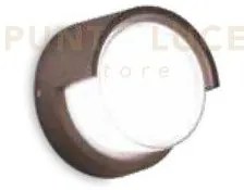 Fonte round applique da esterno 4000k 780lm 12w ip65 corten