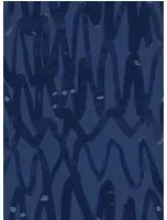 Rebel Walls Carta da parati panoramica Pulse of Passion - Blue