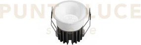 Incasso led quark bianco tondo cob 8w 830lm cct 3000k / 4000k / 650...
