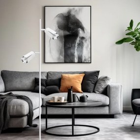 Lampada con piedistallo FIORE 2xGU10/8W/230V bianco