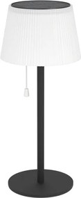 Eglo 901898 -LED Lampada da tavolo solare SCORDIANO LED/2,3W/3,7V 1800mAh IP44 nera