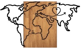 Decorazione da muro 118x70 cm mappa