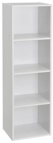 Libreria bianca 30x106x24 cm Cube – Casa Selección