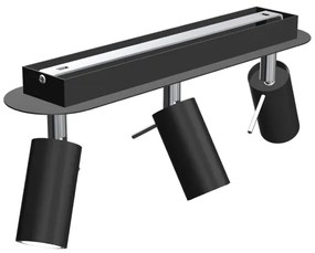 Faretto PRESTON 3xGU10/40W/230V nero