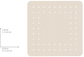 WENKO 23139100-Tappetino MIRASOL 54x54 cm beige