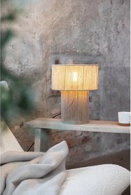 Lampada da tavolo in colore naturale con paralume in juta (altezza 38 cm) Soga - Markslöjd
