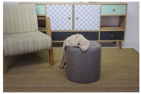 Sgabello grigio Silindir - Balcab Home