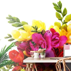 Carta da parati – Bouquet di fresie