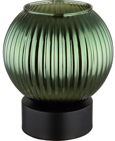 Globo 15638TG - Lampada da tavolo ZUMBA 1xE27/25W/230V diametro 15 cm verde