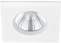 Faretto da Incasso Led Interno Soffitto Quadrato Bianco 8,5per8,5 Zagros GD Trio