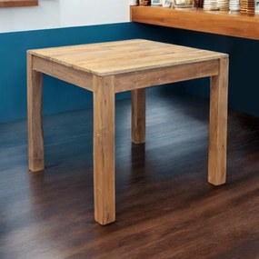 MODERATUS - tavolo da pranzo fisso in legno riciclato