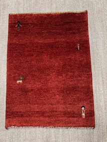 Gabbeh Tappeto persiano 60 x 80 Rosso (Iran) Annodato A Mano