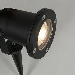 Set di 3 faretti da giardino smart neri con cavo e spina 230cm IP65 - Basic