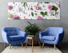 Stampa su tela – Natura morta magica di fiori