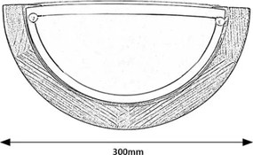 Brilagi - Applique ORBIS 1xE27/60W/230V 30 cm pino