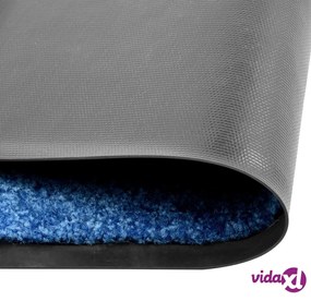 vidaXL Zerbino Lavabile Blu 90x120 cm