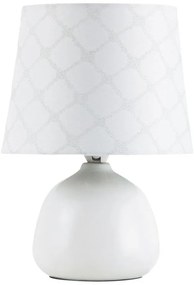 Rabalux 4379 - Lampada da tavolo ELLIE E14/40W bianco