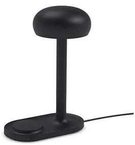 Emendo Lampada da Tavolo w/Qi Wireless Charging Black - Eva Solo