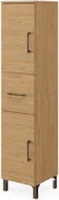 Semicolonna Bagno Rubino H.148 Cm 1 Anta+1 Cassetto Rovere Naturale
