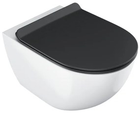 Ravak X01862 - Sedile WC a chiusura rallentata SoftClose VITA SLIM, nero