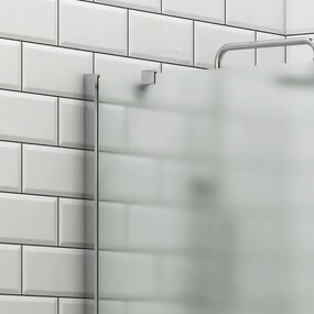 Doccia walk in 90 cm con staffa diagonale vetro satinato | KS2800CS - KAMALU