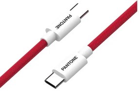 PANTONE USBC TO USBC CABLE RED