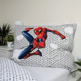 Biancheria da letto singola in cotone per bambini con effetto luminoso 140x200 cm Spiderman - Jerry Fabrics
