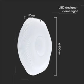 Plafoniera LED dimmerabile LED/60W/230V 3000-6500K 50 cm bianco + +TC