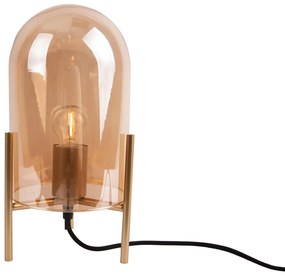 Lampada da tavolo in vetro color oro Vetro Bell - Leitmotiv