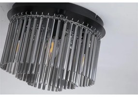 Searchlight 55620-320SM - Plafoniera SWIZZLE 5xE14/60W/230V Ø32 cm fumé