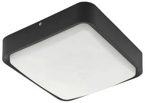 Plafoniera LED da esterno Piove, nero25 cm EGLO IP44