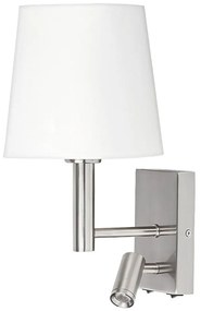 Rabalux 6539 - Lampada da parete LED HARVEY E27/40W + LED/3W