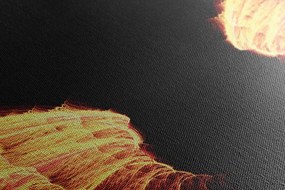 Stampa su tela – Ali d'angelo infuocate
