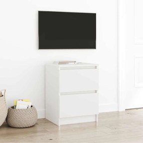 Mobile Porta Tv Bianco 40x35x54 Cm İn Legno Multistrato /