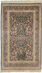 Hereke Tappeto 100 x 150 Beige (Cina) Annodato A Mano