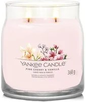 Pink Cherry Vanilla, candela in giara media Yankee Candle