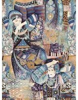 Arte International Carta da parati Odisha Dance - Indigo Myth
