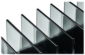 Organizer da bagno nero opaco per cosmetici in plastica riciclata Palette Station - iDesign