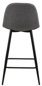 Set di sbagelli da bar grigio chiaro in imbottito 2 pz (altezza della seduta 65 cm) Wilma – Actona