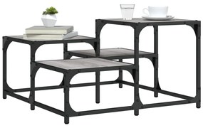 Tavolino Da Salotto Grigio Sonoma 68x68x40 Cm Legno Multistrato /
