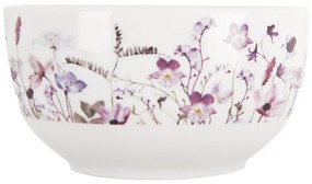 Ciotolina per zuppe e minestre bianca/viola in porcellana 500 ml Louka – Orion