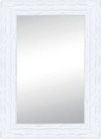 SpecchioTeresa rettangolare in legno bianco opaco 68 x 88 cm