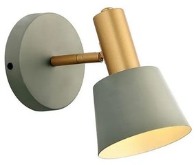 Zambelis 20219 - Faretto da parete 1xE14/25W/230V grigio